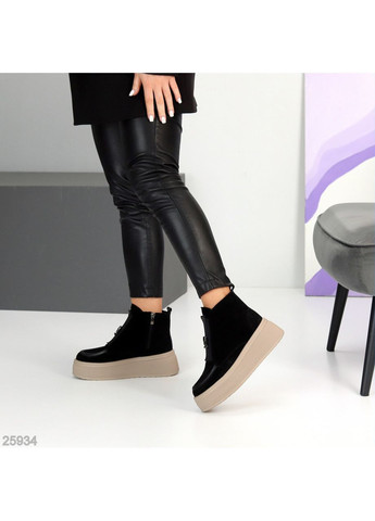 Зимние зимние ботинки Helen из натуральной замши