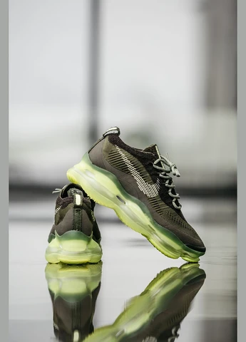 Темно-зеленые демисезонные кроссовки мужские nike No Brand Air Max Scorpion FK