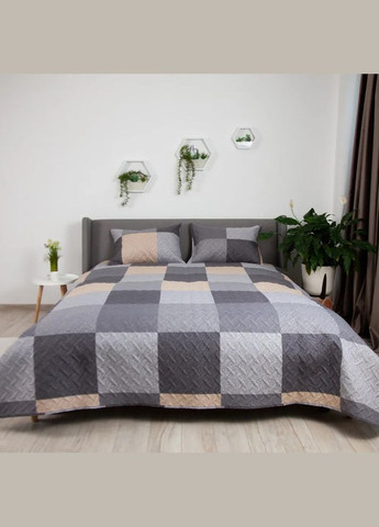 Покривало з 1 наволочкою полуторне Provence Фабіан 4-04206-30048 150х210 см ТЕП (364491342)