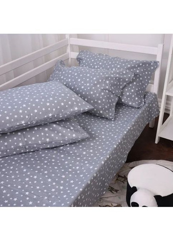 Постільна білизна 012 Grey Stars Фланель 175х210 (2200009653124) Mirson 012 Grey Stars Фланель 175х210 Двоспальний (379099611)
