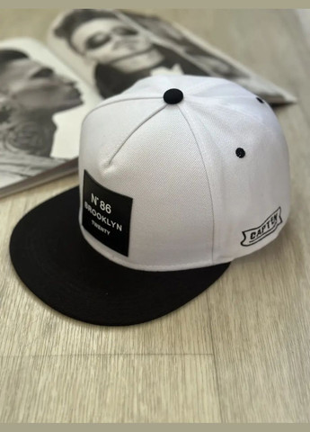 Кепка снепбек (Snapback) Brooklyn №86 Белый 56-61р No Brand (316636736)