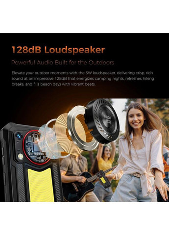 Смартфон WP53 Pro 8/256GB Black 11000 mAh, NFC +потужний ліхтарик Oukitel (349815788)