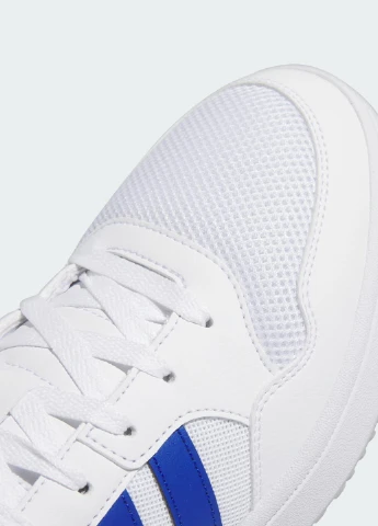 Білі кросівки hoops 3.0 summer літні adidas