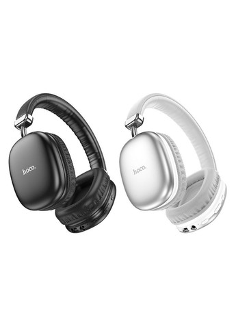 Накладні Навушники бездротові W35 Max Joy 90h AUX Micro-SD сірий Hoco (353497654)