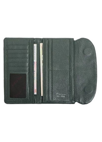 Кошелек женский кожаный темно-зеленый 1172-030 Karya (337669912)