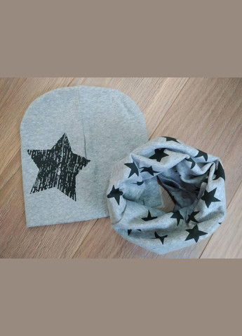 Демисезонный комплект (шапка, шарфснуд) 0003 No Brand (301129407)