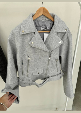 Сіра демісезонна жіноча куртка-косуха косуха Avanti