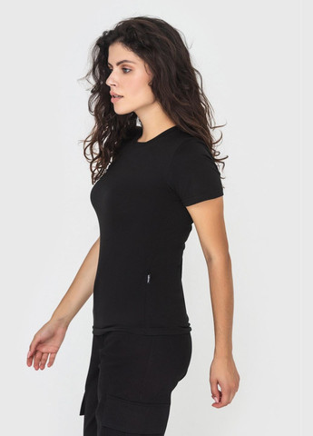 Черная летняя футболка milli с коротким рукавом Garne