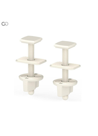 Сидіння для унітаза з пластиковим кріпленням і планкою СП‑13, 357×414 мм SoloPlast (340286054)