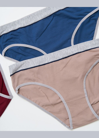 Женские трусики Plus Size однотонные - широкая резинка. Nicoletta (342119780)