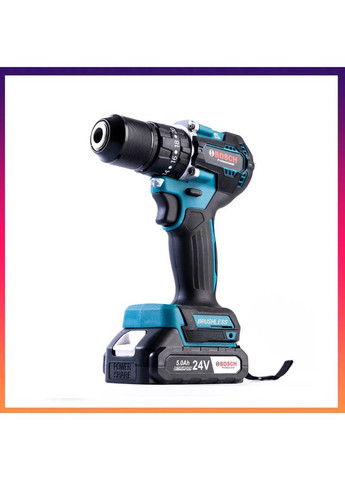 Безщеточный аккумуляторный ударный шуруповерт GSR-120li PRO (24 V, 5 Ah) Мощная дрель-шуруповерт Бош Bosch (368682188)