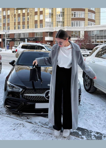 Серое демисезонное Пальто Украина