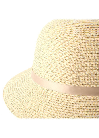 Шляпа со средними полями женская бумага бежевая GABRIEL LuckyLOOK 817-952 (322791296)