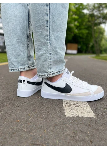 Белые демисезонные кроссовки мужские nike blazer low vintage white найк блейзер белые No Brand