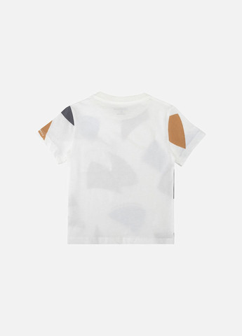 Молочная летняя футболка с коротким рукавом для мальчика цвет молочный цб-00247154 Divonette