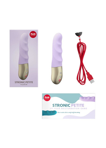 Мініпульсатор STRONIC PETITE pastel lilac, 8 режимів, підходить для початківців - CherryLove Fun Factory (332209769)