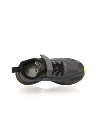 Сірі всесезонні кросівки 1050 для дівчаток чорно-малинові, сітка. розмір Apawwa