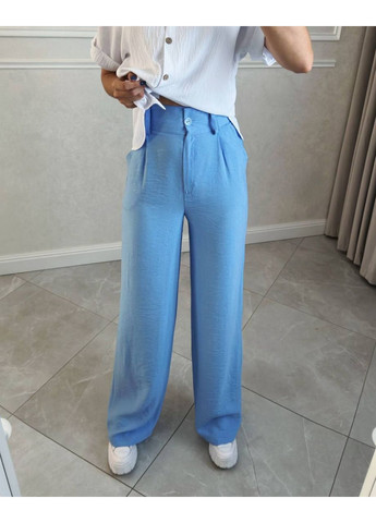 🌿 Стильные брюки из жатого льна – комфорт, легкость и акцент на талии – замеры в описании. GD/GL Модний простір (360475703)