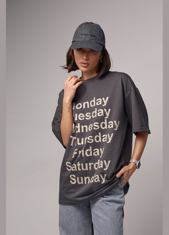 Женский костюм-двойка с футболкой и джоггерами Liton (296909108)