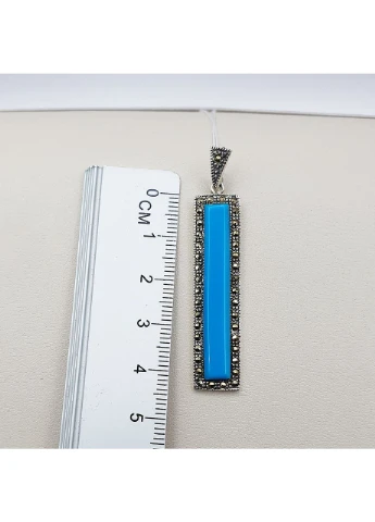 Кольцо серебряное с агатом 17,5 8,5 г No Brand (369736976)