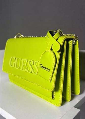 Жіноча сумка Guess крос-боді зелена No Brand (301407107)