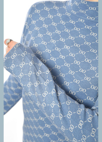 Голубой демисезонный свитер женский голубого цвета пуловер Let's Shop