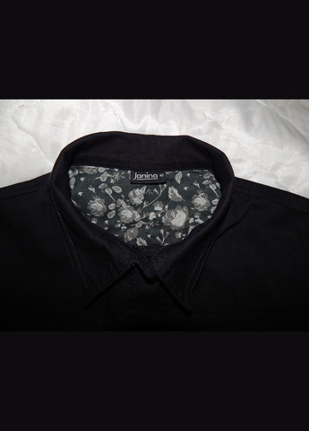 Черная демисезонная куртка женская джинсовая janina, ukr 50-52, eur 42 038dg (в указанном размере, только 1 шт.) No Brand