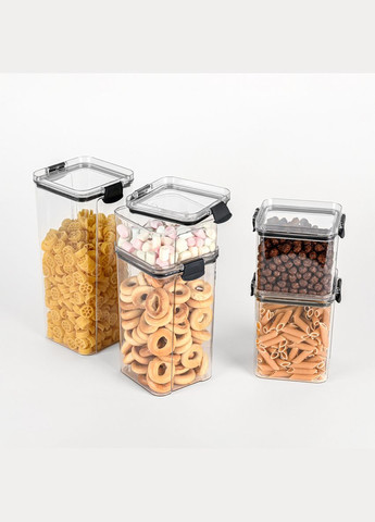 Ємність для зберігання MY HOME ZERNO XS Прозора 0.46 л (KP-88 XS T) MVM (301002486)