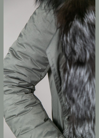 Парка из плащевой ткани с отделкой чернобуркой Chicly Furs (285104278)