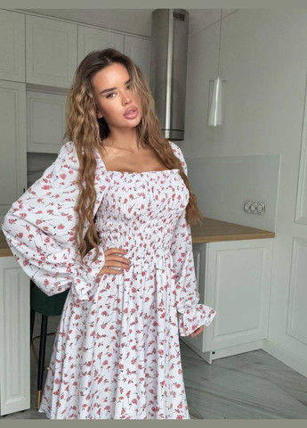 Белое платье романтическое Fashion