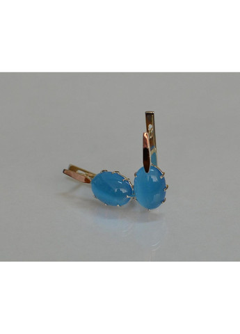 Срібні сережки з золотими накладками Silver Style (367113188)