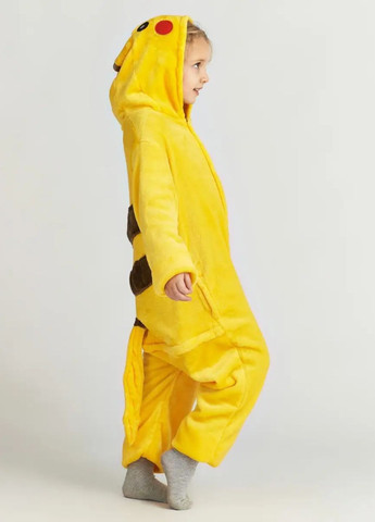 Кигуруми Пикачу для мальчиков плюшевая пижама покемон с капюшоном My Kigu (366219451)