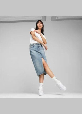 Кроссовки Carina Street Mid White White Gold Puma белые всесезоны (302898172)