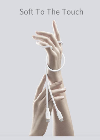 Кабель USB Type-C 643 PowerLine III USB-C to USB-C 100W Flow Silicone 0.9m Green Anker (315140677)