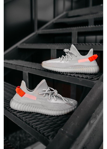 КРОСІВКИ ЖІНОЧІ ADIDAS YEEZY BOOST 350 V2 TAIL LIGHT АДІДАС ІЗІ БУСТ No Brand сірі демісезони (367171298)