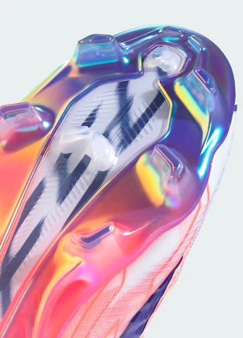Білі літні бутси f50 hyperfast elite firm ground football adidas