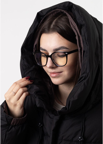 Темно-коричневый зимний Пуховик Towmy