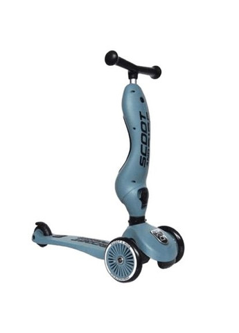 Самокат Scoot and Ride Highwaykick-1, сіро-синій () Scoot&Ride SR-160629-STEEL (353222968)