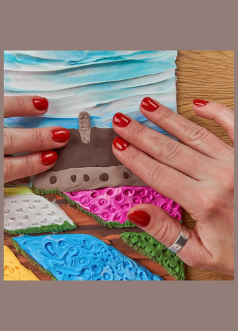 Набір для створення об'ємної картини Квітники в Голландії 30*40 см (10001) Okto (331708218)