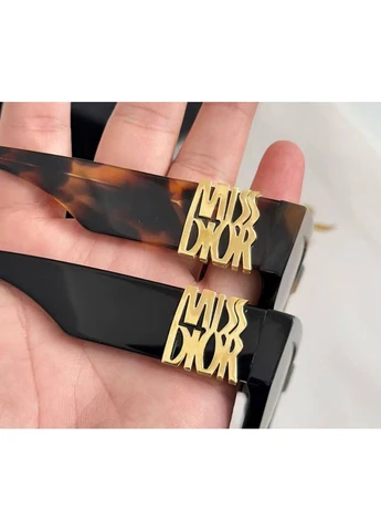 Женские солнцезащитные очки MissDi0r S1F gold Lux No Brand (383981844)