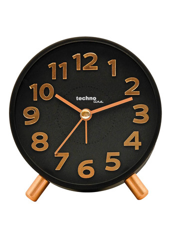 Годинник настільний Modell F Black/Cooper (Modell F) Technoline (315937359)