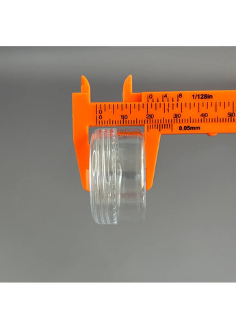 Баночка для зберігання Ø37 мм, h -19 мм, об'єм - 10 мл - прозора Plus-plus (354797714)