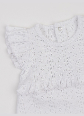 Боді- пісочник дитячий ажурний біла смужка KRAKO (324407576)