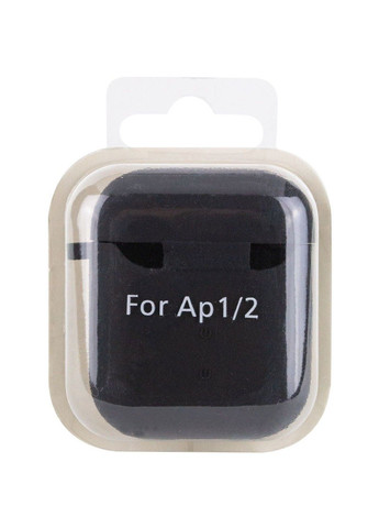 Силіконовий футляр з мікрофіброю для навушників Airpods 1/2 Epik (292633067)
