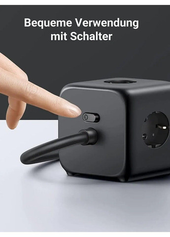 Мережевий зарядний пристрій CD268 65W DigiNest Cube (2C2A) (UGR-60113) Ugreen (371362948)