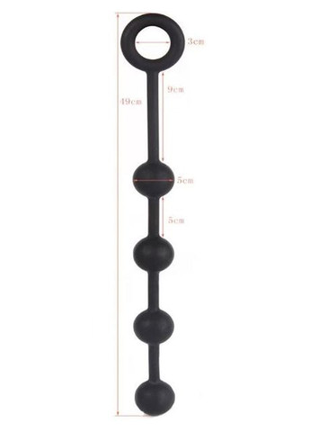 Анальні кульки вражаючого розміру L 5см No Brand (353690426)