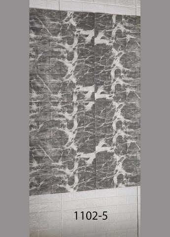 Самоклеющаяся декоративная 3D панель мрамор эспрессо в рулоне 700x3080x3 мм Loft Expert (300241544)