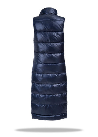 Жилетка длинная женская SF 20508 темно-синяя Freever (289352355)