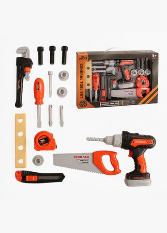 Набор инструментов 778-22, 17 элементов, автоматический шуруповерт, на батарейках, аксессуары, в коробке (6967068401412) No Brand (302966007)