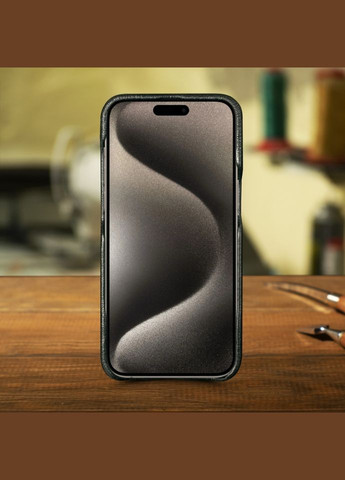 Шкіряна накладка ExBacker Python Scales для Apple iPhone 15 Pro Натуральний (78206) Stenk (336212054)